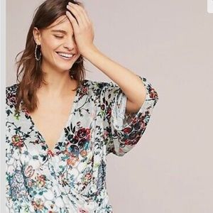Anthropologie Maeve Umi Wrap Top